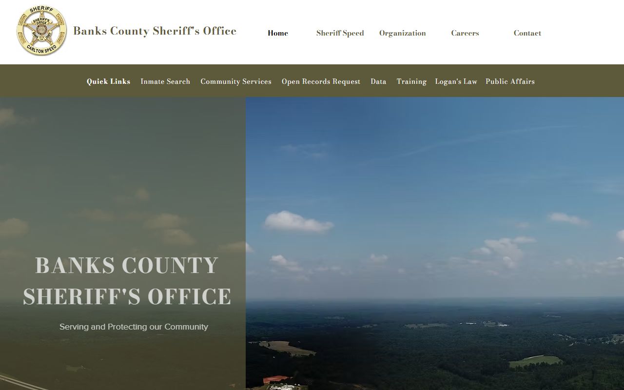 Banks County arrest records and court charges Sheriff's Office page